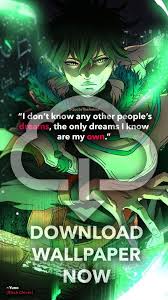 Satoru gojo jujutsu sorcerer anime 4k quality download. 17 Powerful Black Clover Quotes Hq Images Clover Quote Yuno Anime Life
