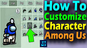How To Customize Character Among Us Youtube