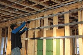 Resilient Channel Installation For Sound Deafening Properties Aging In Place Installation Finishing Basement