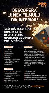 Cinema city este locul ideal pentru a viziona un film: Cinema City PloieÈti Program Angajari Craiova Gazeta De Sud