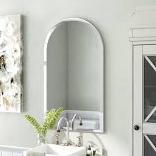 You can also accent it with other wall decor items like macrame wall hangings and. Ivy Bronx Huguley Frameless Arched Wall Mirror Reviews Wayfair