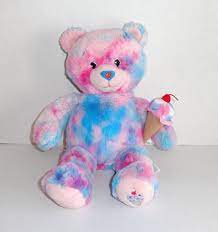 Build A Bear Baskin Robbins Plush Teddy Bubble Gum Ice Cream W Cone Tie Dye Build A Bear Bear Baskin Robbins