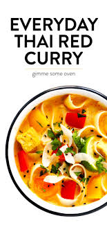This Everyday Thai Red Curry Recipe Is Super Quick And Easy To Make Naturally Gluten Free Red Curry Recipe Healthy Chicken Recipes Easy Thai Red Curry Recipe