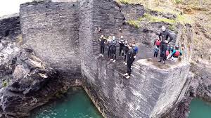 St David S Blue Lagoon Abereiddy Youtube