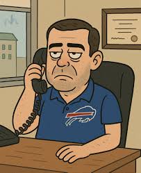 Bills fans have given Brandon Beane more leeway with team construction than  he deserves, but are you telling me he feels so confident in his group of  WRs that they don't need