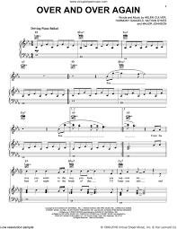 Главная ›исполнители ›nathan sykes ›. Grande Over And Over Again Sheet Music For Voice Piano Or Guitar