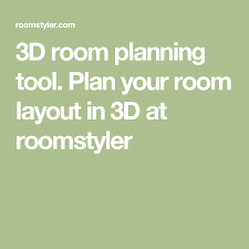 Roomstyler 3d room planning tool. 3d Room Planning Tool Plan Your Room Layout In 3d At Roomstyler Bedroom Layout Design Room Planning Room Redesign