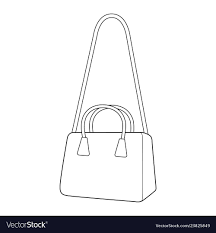 Bag Fashion Flat Technical Drawing Template Download A Free Preview Or High Quality Adobe Illustrator Ai Eps Drawing Bag Bag Illustration Technical Drawing