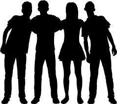 Me Gusta Pasar Tiempo Con Amigos Dinamica De Grupos Siluetas Amigas