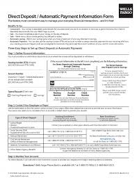 Instructions and had the account verification letter about awells date june. Wells Fargo Direct Deposit Authorization Form Authorization Forms