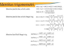 Rumus Dan Contoh Soal Identitas Trigonometri Lengkap