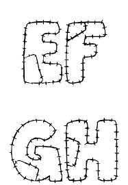 Te explicamos el funcionamiento del letras bonitas moldes para copiar y pegar. Molde De Letras Grande Patchwork Eva Pequenas 3d E Mais
