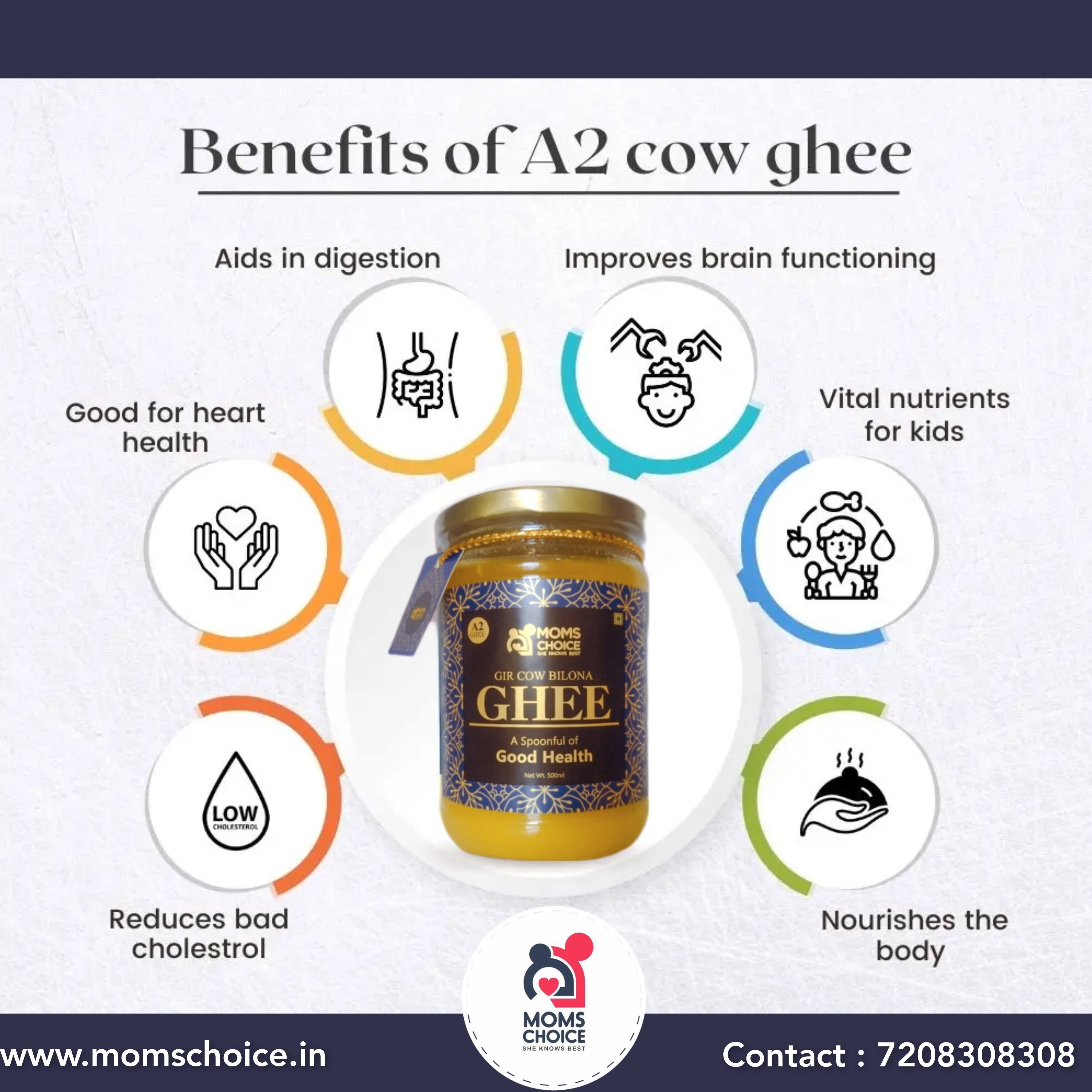 Gir Cow A2 Bilona Ghee ( 500ml ) product image