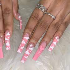 .baddie aesthetics sparkly nail pink baddie nail aesthetic baddie backgrounds aesthetic nails red baddie aesthetic nails green nails baddie aesthetic baddie nails and chains aesthetic. Pin On Nails