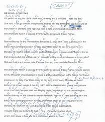 Mr Mom Lonestar Guitar Chord Chart Capo 3rd Country Music Songs Guitar Chord Chart Chord Chart