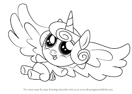 Learn How To Draw Flurry Heart From My Little Pony Friendship Is Magic My Little Pony Friend My Little Pony Coloring Flurry Heart My Little Pony Friendship