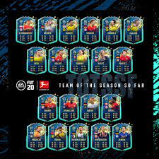 The bundesliga 2020/21 season is over, and it didn't disappoint with plenty of drama across the 34 matchdays. Goal On Twitter The Fut20 Bundesliga Team Of The Season So Far That Lewy Official Card Totssf Fifa20
