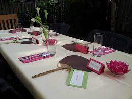 See more ideas about dinner party, recipes, food. Thai Dinner Party Place Setting Dinner Party Place Settings Lotus Tea Bali Party