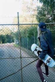 Skate Girl Skate Long Hair Indie Blond Street Skateboarding Skater Girl Outfits Skate Girl Skater Girl Style