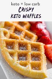 Easy Keto Waffle Recipe Crispy Not Eggy Easy Waffle Recipe Low Carb Waffles Keto Recipes Easy