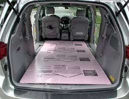 This 4x8 Sheet Shows The Large Interior Of The Toyota Sienna For Converting Minivan To Camper Minivan Camper Conversion Minivan Camping Volkswagen Routan