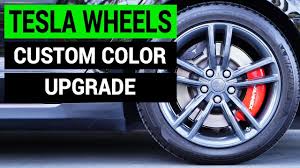 This tesla model s wheel is a factory oem wheel. Custom Aftermarket Color For Your Tesla Wheels Youtube