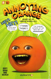 Kitchen carnage youtube video game walkthrough hello neighbor, cartoon juice coloring book orange drawing fruit, s of citrus fruits, angle, white, child png. Annoying Orange Gn 2012 Papercutz Comic Books