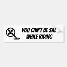 Alan bicycle decals black lettering on clear background £14.99. Motivational Bike Bicycle Motorcycle Quote Bumper Sticker Zazzle Com In 2021 Motorcycle Quotes Bike Logos Design Bumper Stickers