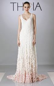 Cherry Blossom Ombre Petal Gown From Theia Bridal Theia Bridal Casual Wedding Dress Wedding Dress Trends
