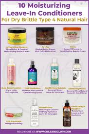Best natural shampoo for oily or greasy hair 10 Moisturizing Leave In Conditioners For Dry Brittle 4c Hair Coils And Glory