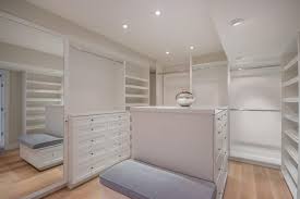 Overstock.com has been visited by 1m+ users in the past month White Walk In Closet And Gray Bench Hgtv