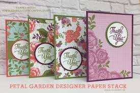 Petal Garden Designer Series Paper Stack In 2020 Card Craft Cardmaking Petal