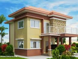 The combination of yellow and orange hues gives this whole house an inviting vibe. Two Story House Plans Archives Cool House Concepts