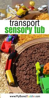 Transport Sensory Tub Sensory Tub Sensory Activities Toddlers Sensory Bins