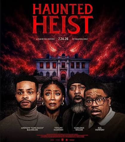 Lil Rel Howery's 'Haunted Heist' Trailer Starring Tiffany Haddish, King  Bach, And Karlous Miller Released Marking Howery's directorial debut,  Haunted Heist follows four estranged friends who reunite at a seemingly  ordinary house.