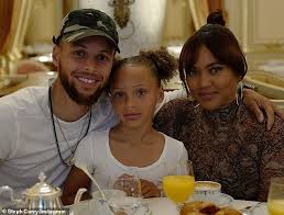 Ryan carson curry is famous and well known as stephen curry's daughter. Stephen Curry And Wife Ayesha Celebrate Daughter Riley S Seventh Birthday In Paris Daily Mail Online