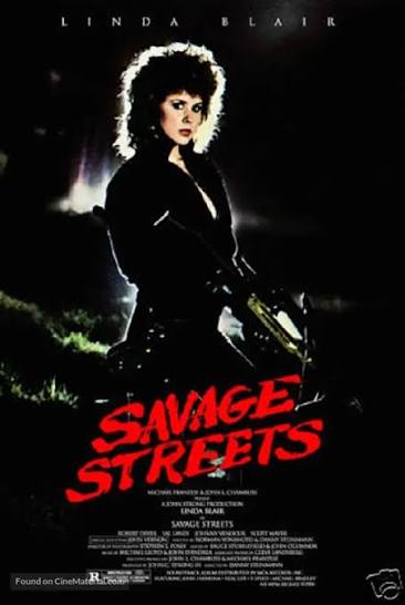 Savage Streets (1984) movie poster