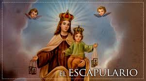 Resultado de imagen para escapulario de la virgen del carmen