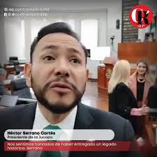 Nos sentimos honrados de haber entregado un legado histórico: Héctor Serrano  🏛️✨ Una vez que las 87 nuevas personas juzgadoras del Poder Judicial  rindieron Protesta ante el Pleno ⚖️, el presidente de