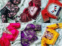 Out of the box options with crazy asymmetry are complemented by unique sleeves and shoulder cuts. 15 Trending And Latest Maggam Work Blouse Designs 2021