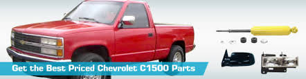 You should jack it up where you can take both wheels off and start taking one side of your brakes off and replacing them. Chevrolet C1500 Parts Accessories Chevy C1500 Replacemant Parts