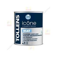 La peinture à finition mate : Peinture Professionnelle Tollens Icone Mat