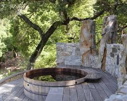 65 Inspiring And Modern Deck Design Ideas For A Relax In The Open Outdoor Tub Hot Tub Garden Hot Tub Outdoor