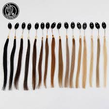 fairy remy hair 100 remy human hair color rings colour charts 26 colors available can be dyed for salon sample free shipping