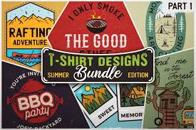 Download T Shirt Designs Bundle Svg Retro Summer Vintage Collection 739006 Illustrations Design Bundles