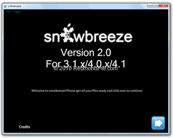 Iphone dev team ha hecho público su nuevo método de jailbreak mediante la. Jailbreak Ios 4 1 On Iphone 3gs New Bootrom With Sn0wbreeze 2 0 1 Custom Firmware Windows Redmond Pie