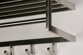 Individuell nach maß und in wunschfarben konfigurieren. Garderobe 73703 Modern Edelstahl Stahlgrau Laenglich