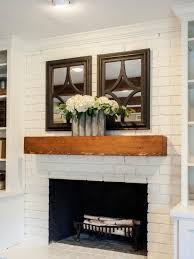 The pieces of wood used to create this mantel actually look like a solid piece of wood. Pin On My Future Home Ideas