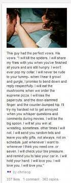 The Perfect Wedding Vows Brought Tears To My Eyes What A Sweet Guy Wedding Vows Cute Wedding Ideas Vows