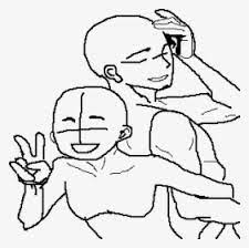Image of 62 immortal how to draw anime couples. Anime Couple Base Drawings Hd Png Download Kindpng